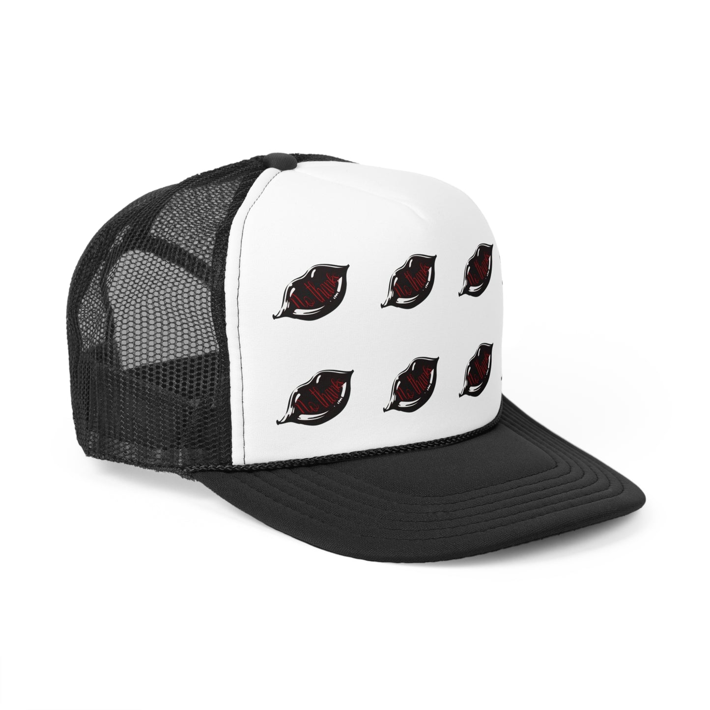 'No Thanks' Kiss Trucker Hat