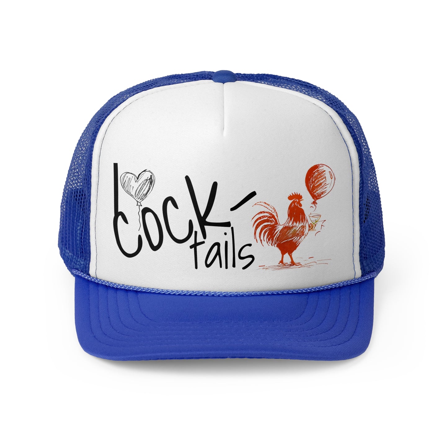 I Love Cocktails Trucker Cap - Fun and Whimsical Hat for Party Lovers